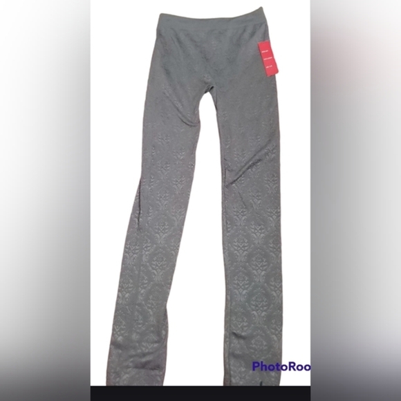 Hot Kiss s/m gray‎ ankle length stretch leggings/tights NWT - Picture 2 of 5